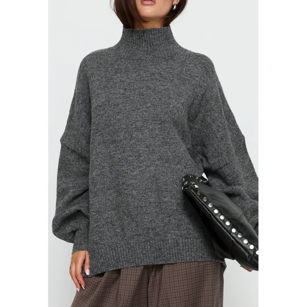 PRINCESS POLLY Patrizia Oversized Turtleneck Sweater S/M NEW NWT